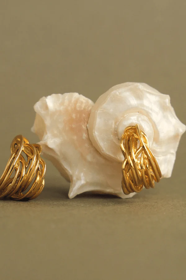Mirlande Earrings Gold - Image 3