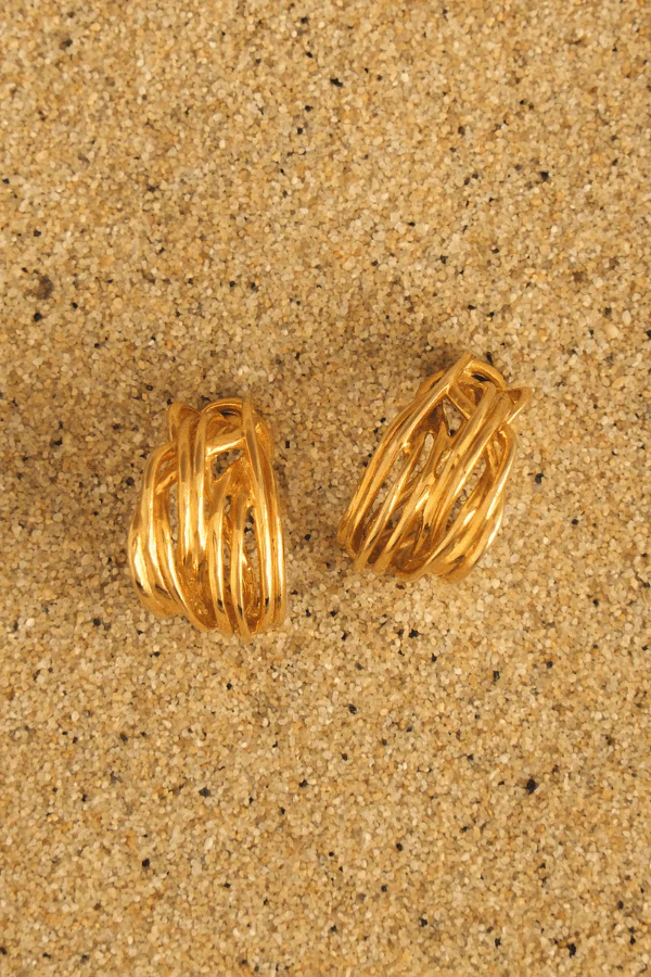 Mirlande Earrings Gold - Image 4