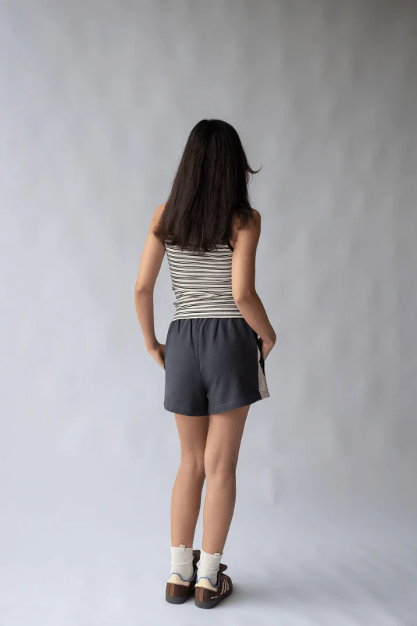 Parisienne Track Short	Noir - Image 6