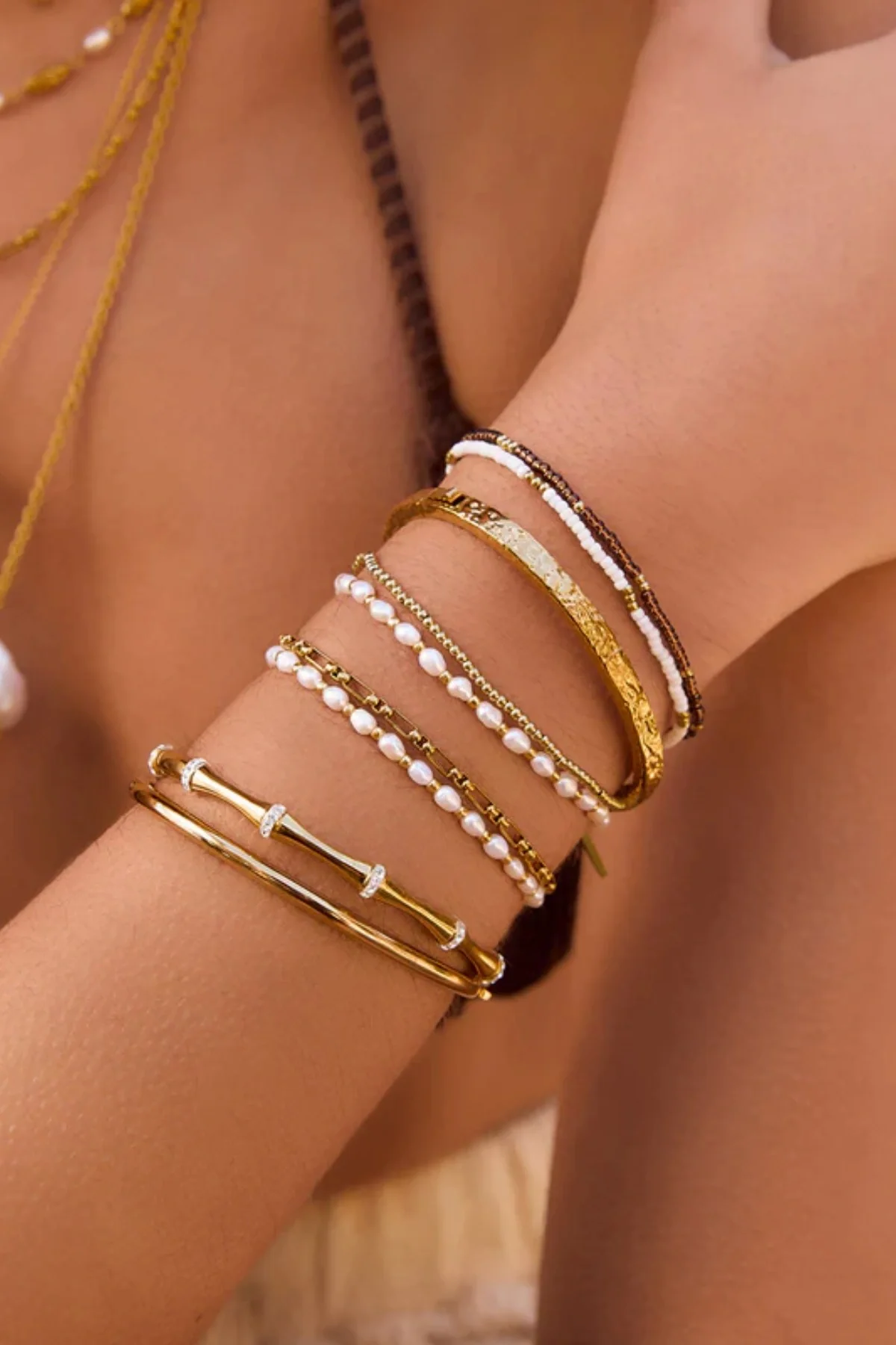 Electra Gold Cuff - Image 2