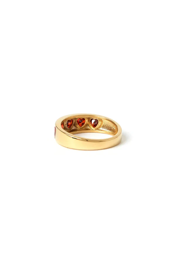 J'adore Gold Ring Red - Image 7