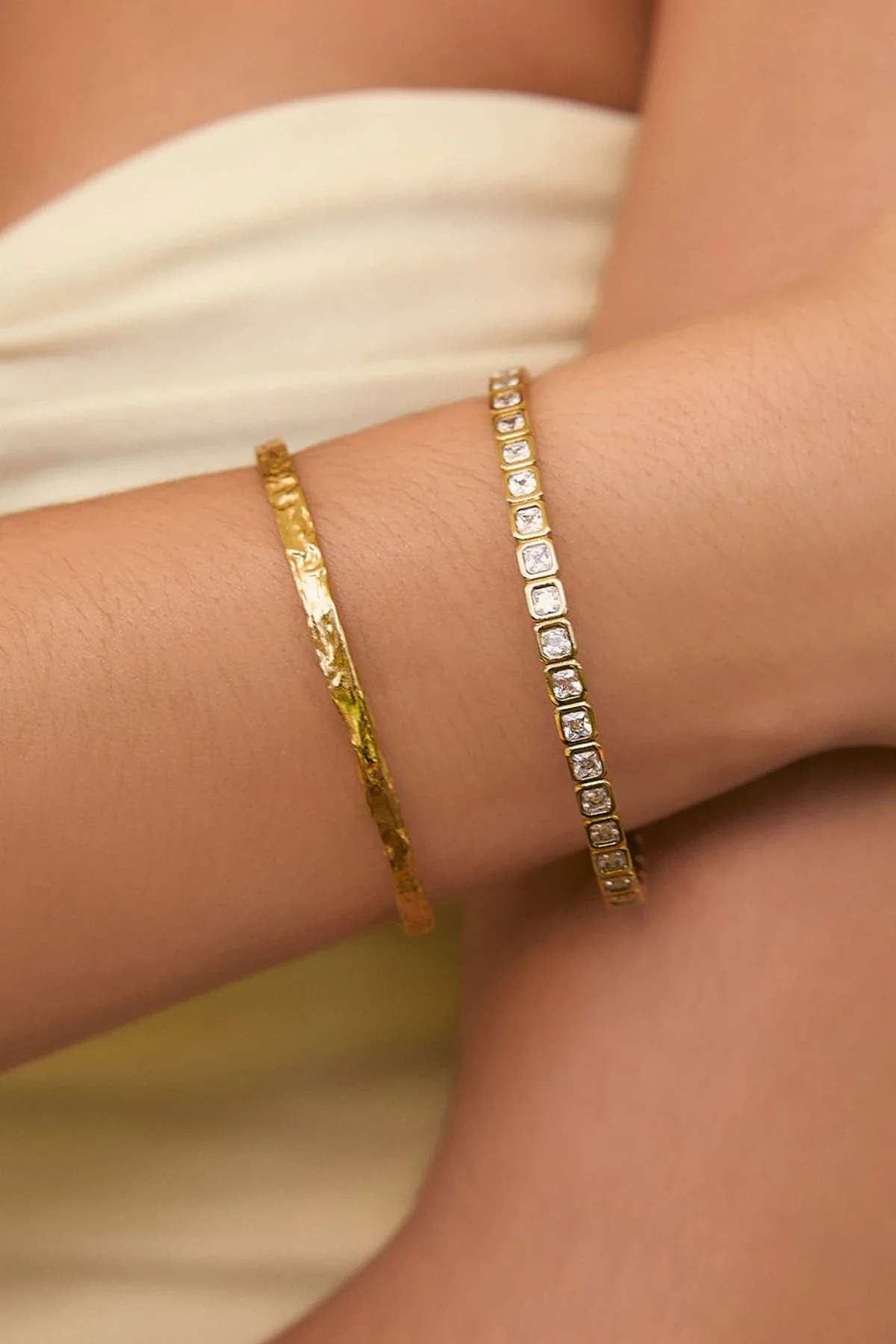 Quinn Gold Cuff Stone - Image 2