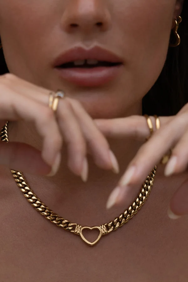 Valentine Necklace Gold - Image 2