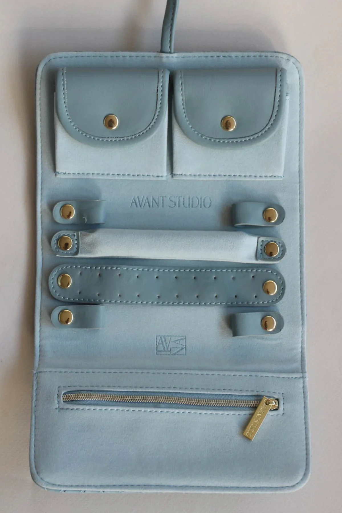 Jewellery Roll Powder Blue - Image 8
