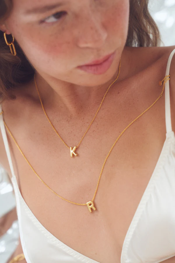 Nouvelle Letter Necklace - Image 4