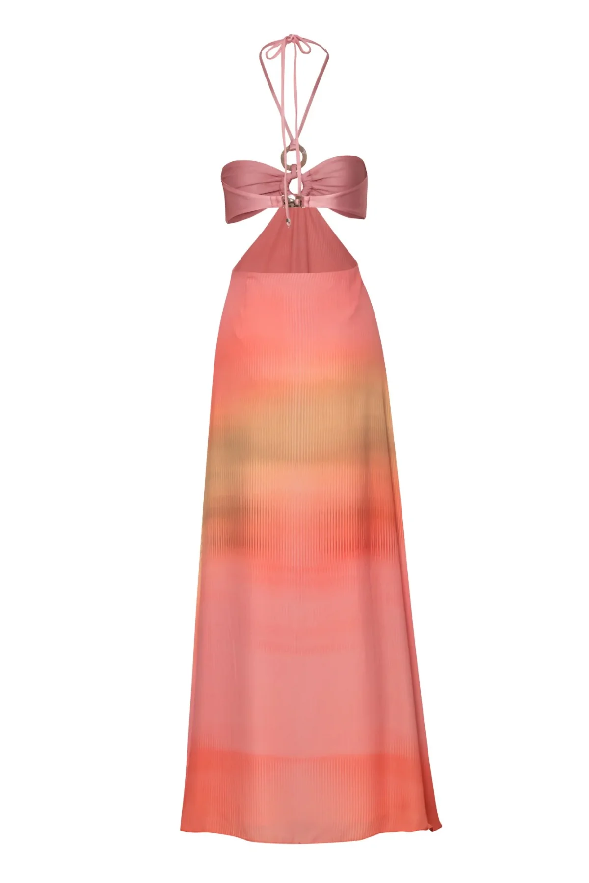 Yvon Maxi Dress Coral Reef - Image 3