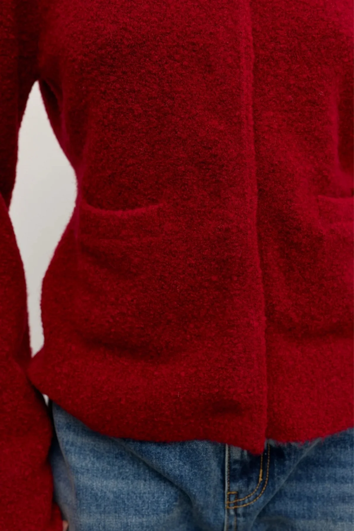 Beatrice Cardigan Red - Image 3