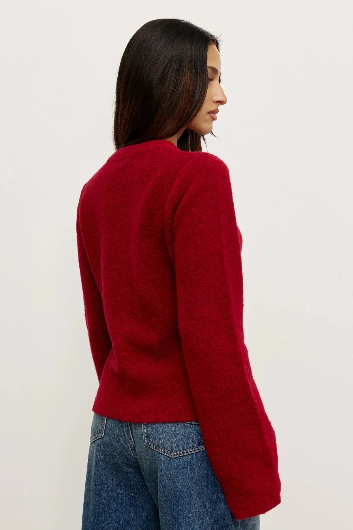 Beatrice Cardigan Red - Image 4