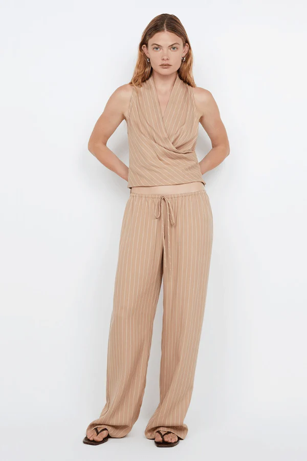 Almeria Pant Camel Stripe - Image 5