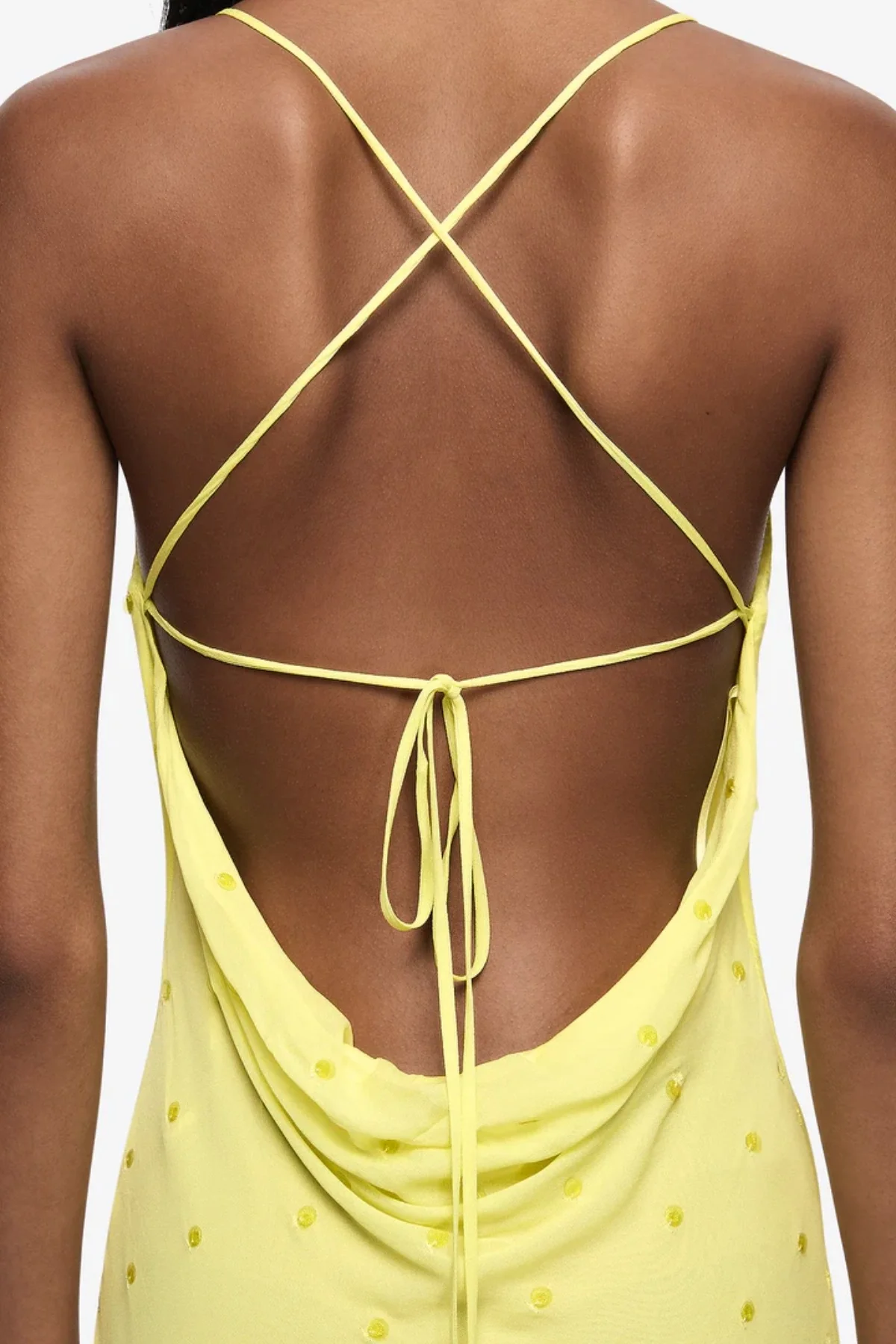 Arielle Slip Maxi Dress Citrus - Image 3
