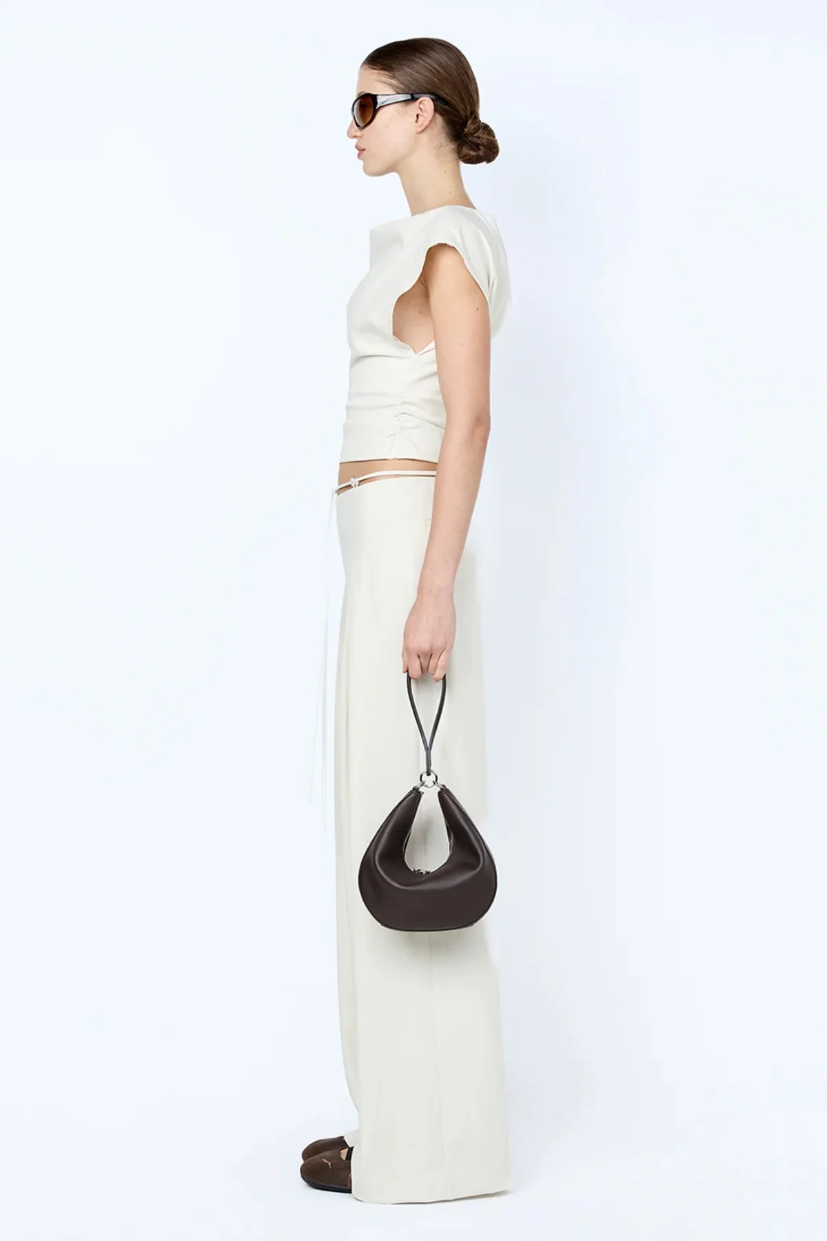 Devyn Cowl Top Cream - Image 3