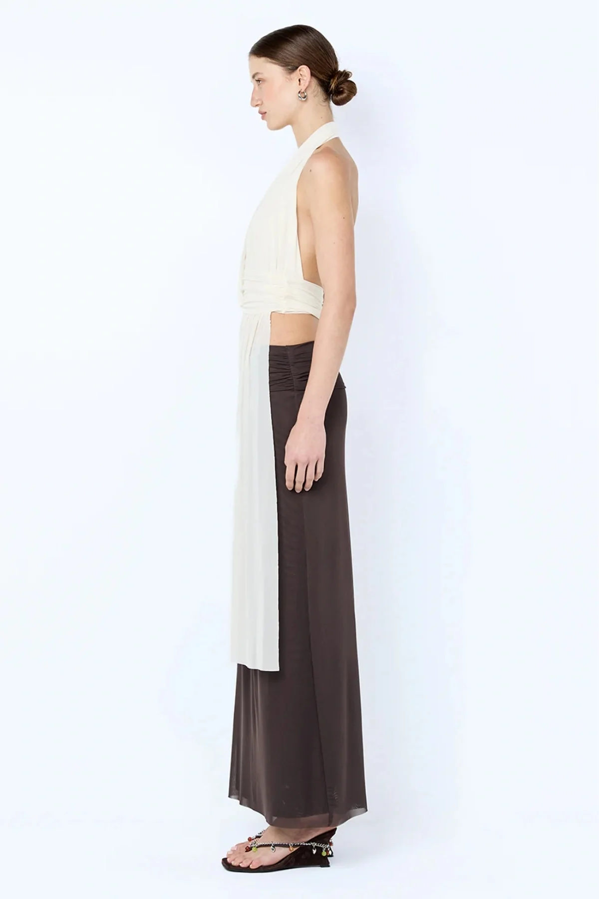 Eva Drape Top Snow - Image 3