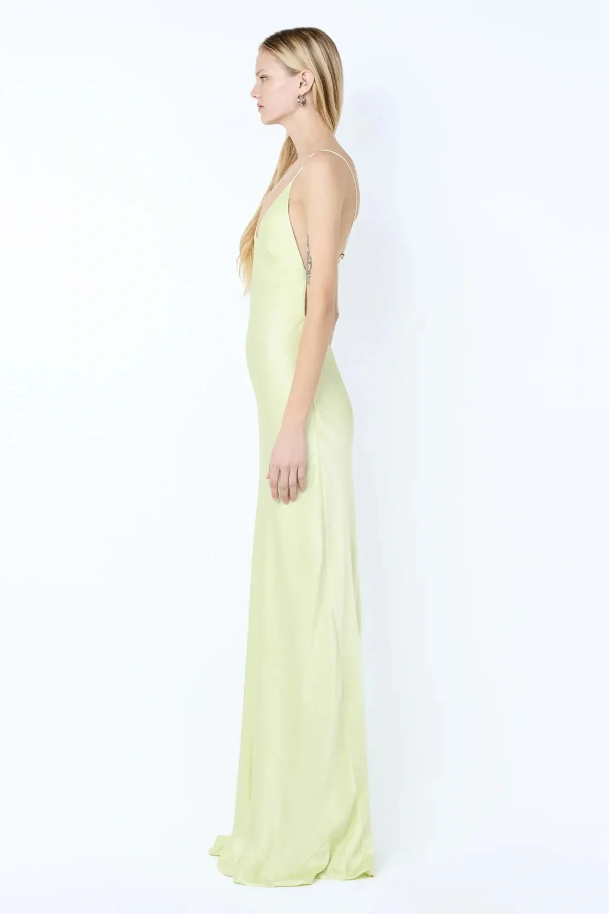 Florence Scoop Maxi Dress Wasabi - Image 2