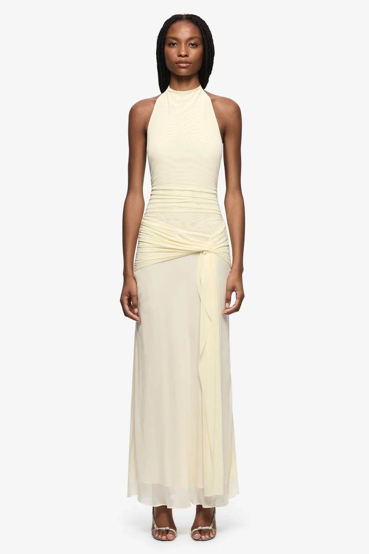 Jasmin Halter Dress Lemon Sorbet - Image 2