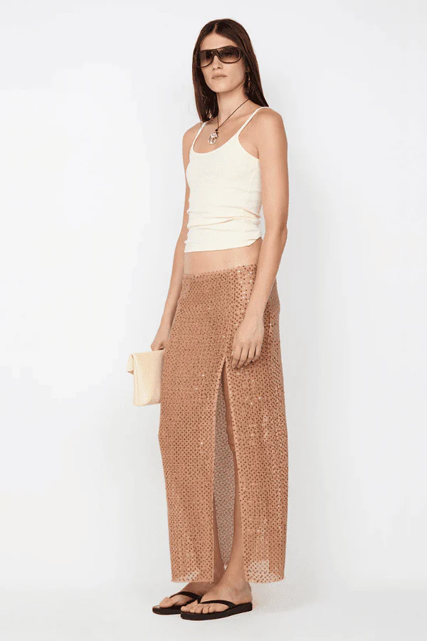 Margot Maxi Skirt Camel - Image 3