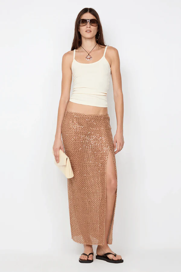 Margot Maxi Skirt Camel - Image 5