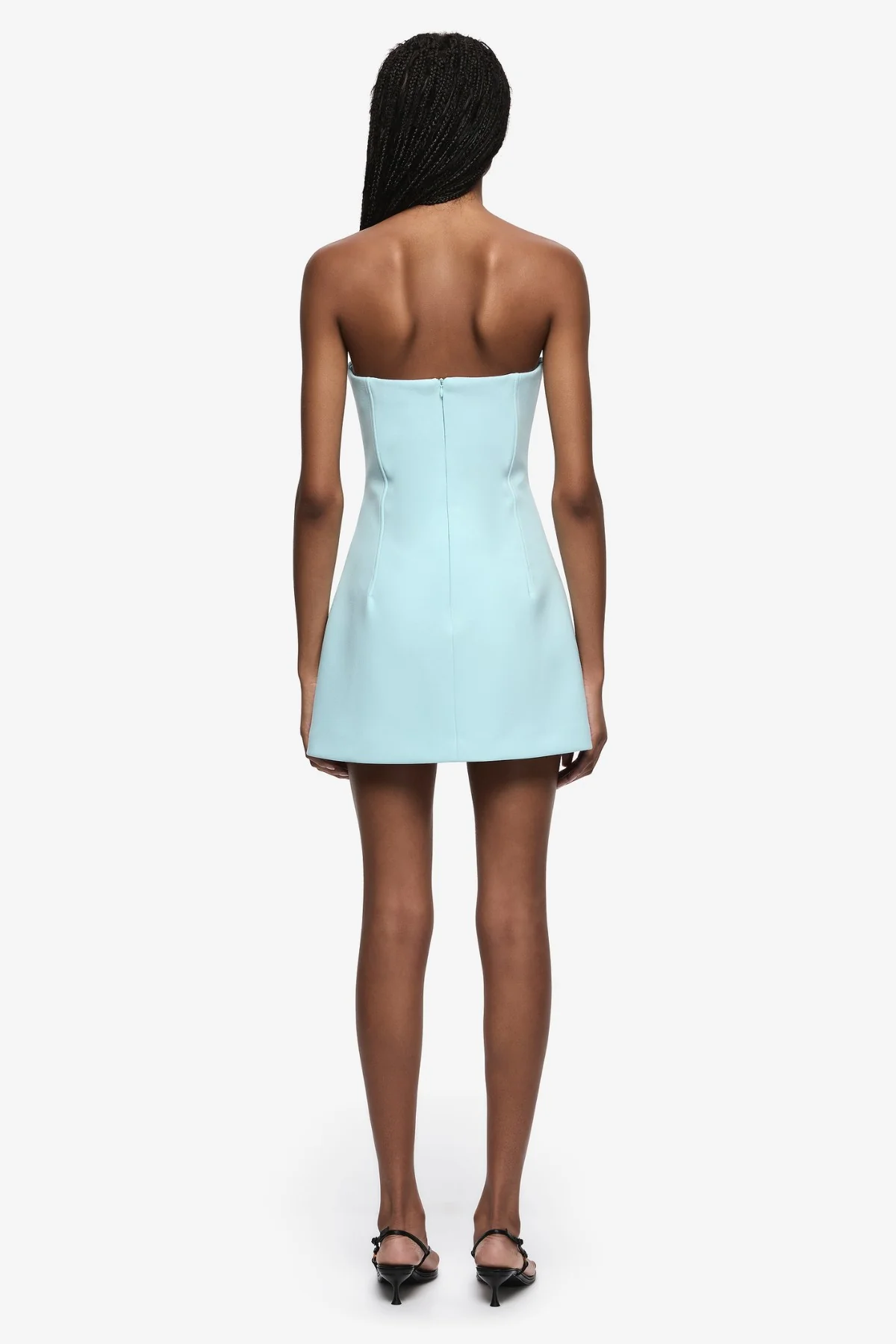 Romee Strapless Mini Dress Glacier Blue - Image 4