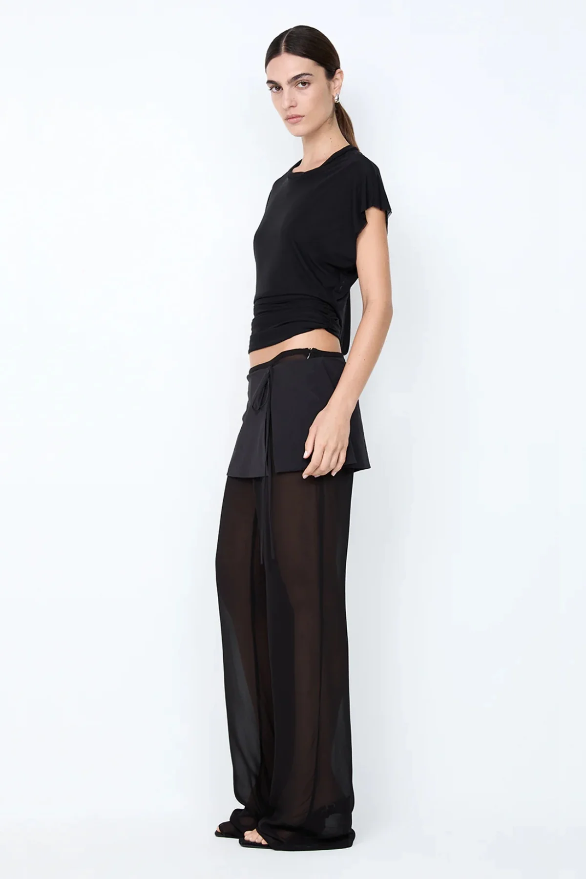 Winnie Cut Out Tee Black - Image 4