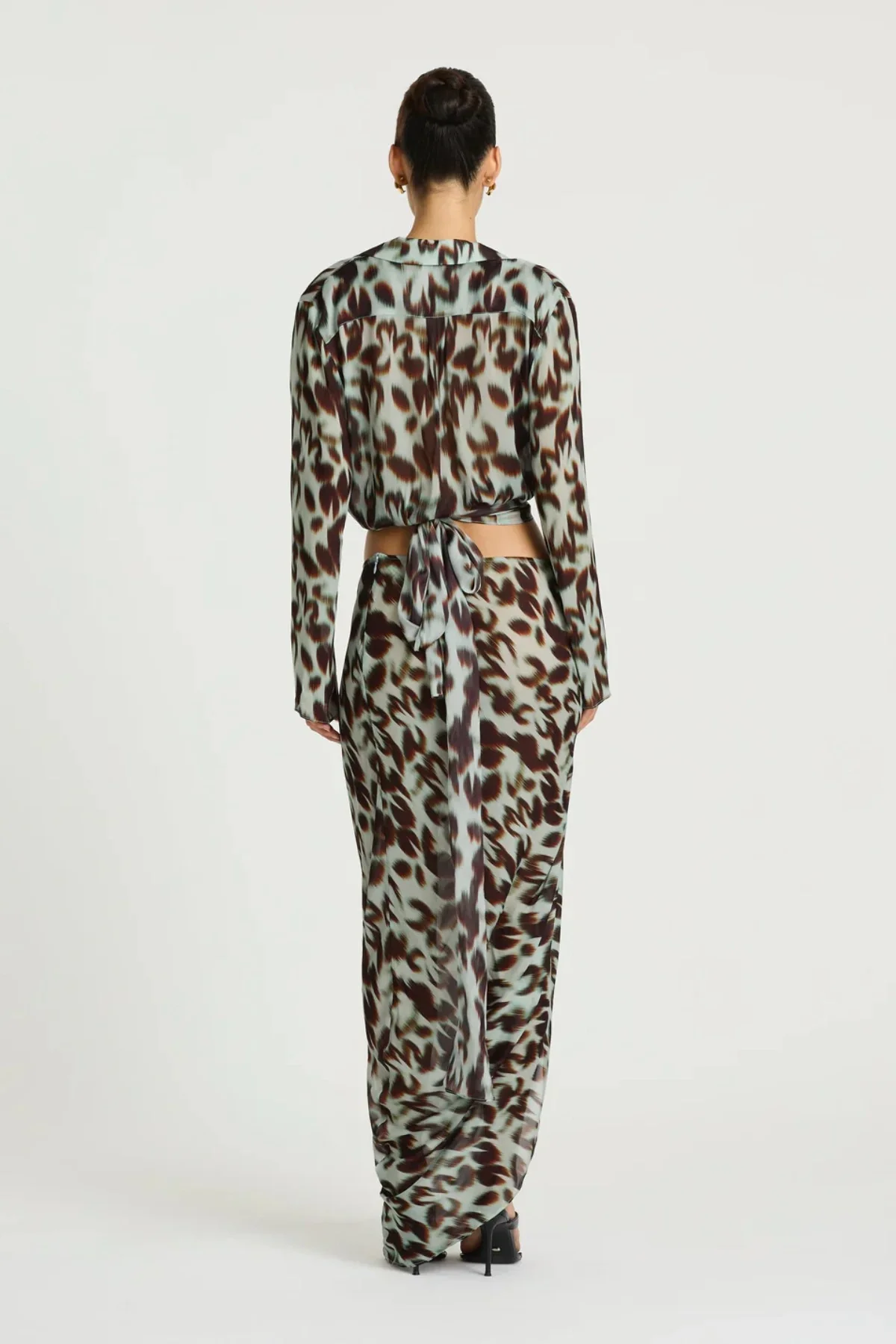 Leni Wrap Top Motion Floral - Image 4