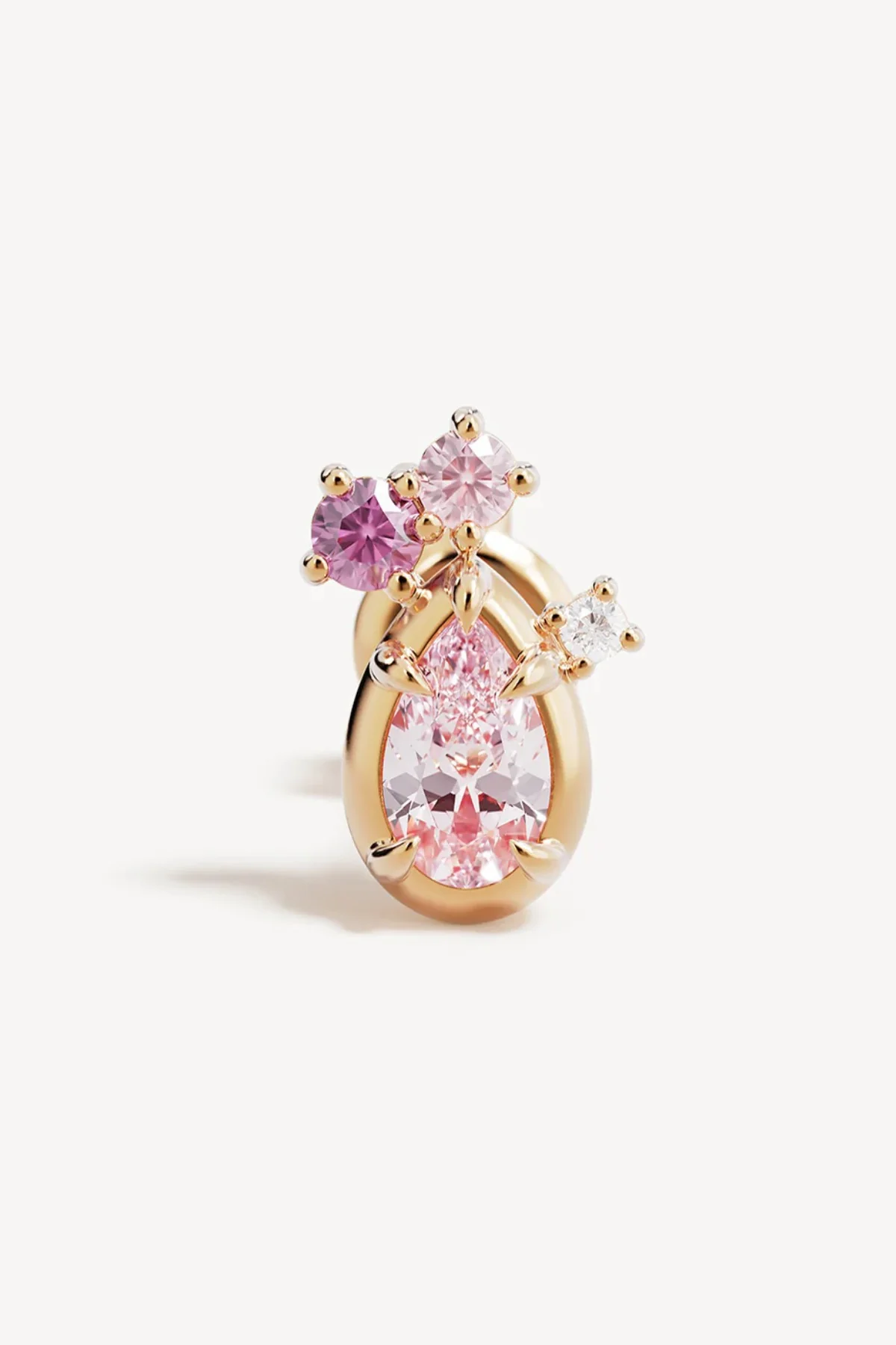 18k Gold Vermeil Awaken Love Stud Earrings - Image 3