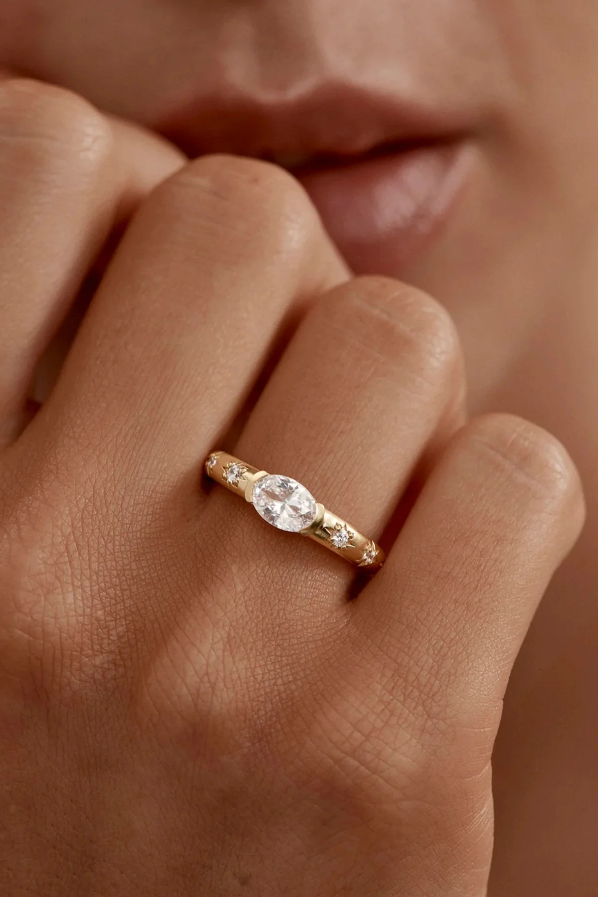 18k Gold Vermeil Celestial Skies Ring - Image 2