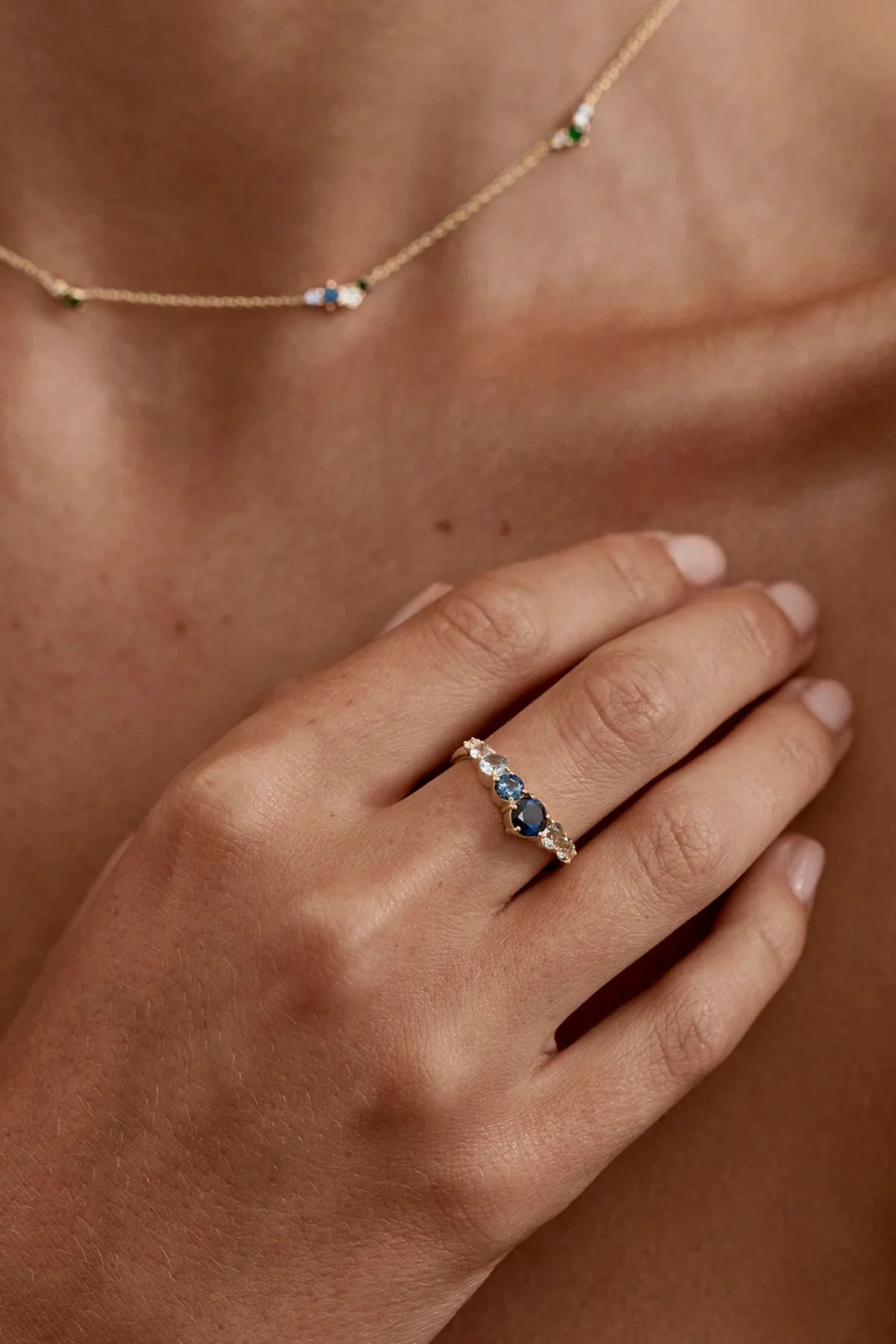 18k Gold Vermeil Endless Skies Ring - Image 5