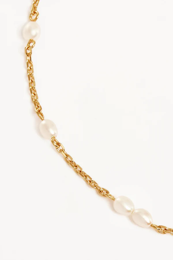 18k Gold Vermeil Gold Serene Dreams Pearl Bracelet - Image 3