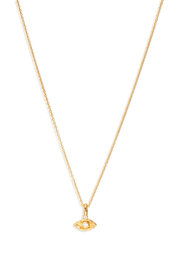 18k Gold Vermeil I am Protected Necklace - Image 3