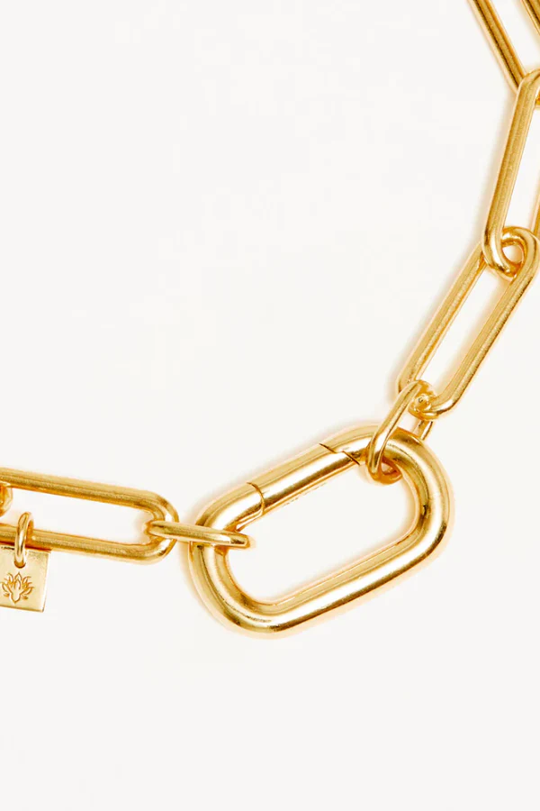 18k Gold Vermeil With Love Annex Link Bracelet - Image 3