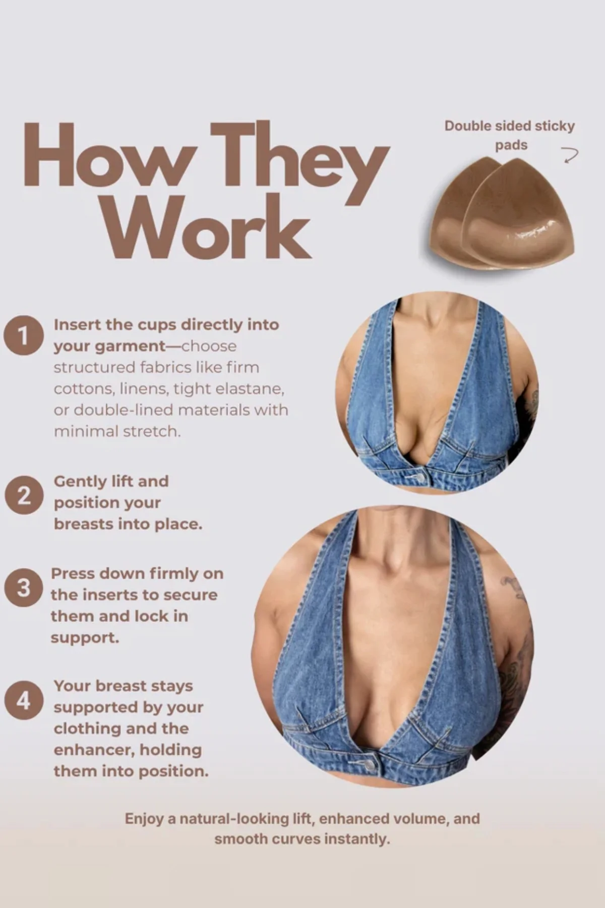 Breast Enhancer Inserts (Subtle Boost) - Image 3
