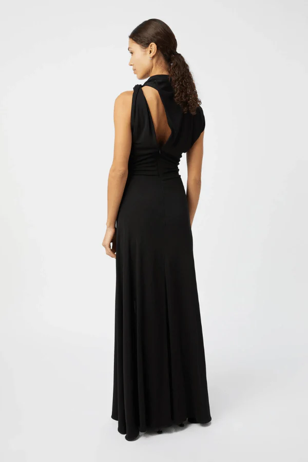 Allegra Midi Dress Black - Image 7