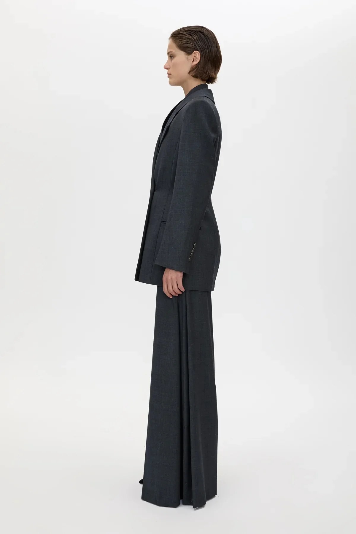 Ascent Hourglass Blazer Dark Grey - Image 6