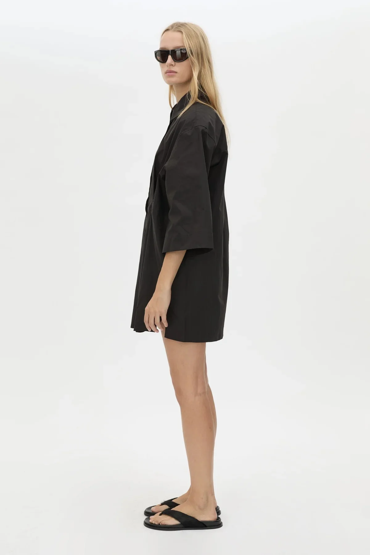 Avant Shirt Dress Black - Image 4