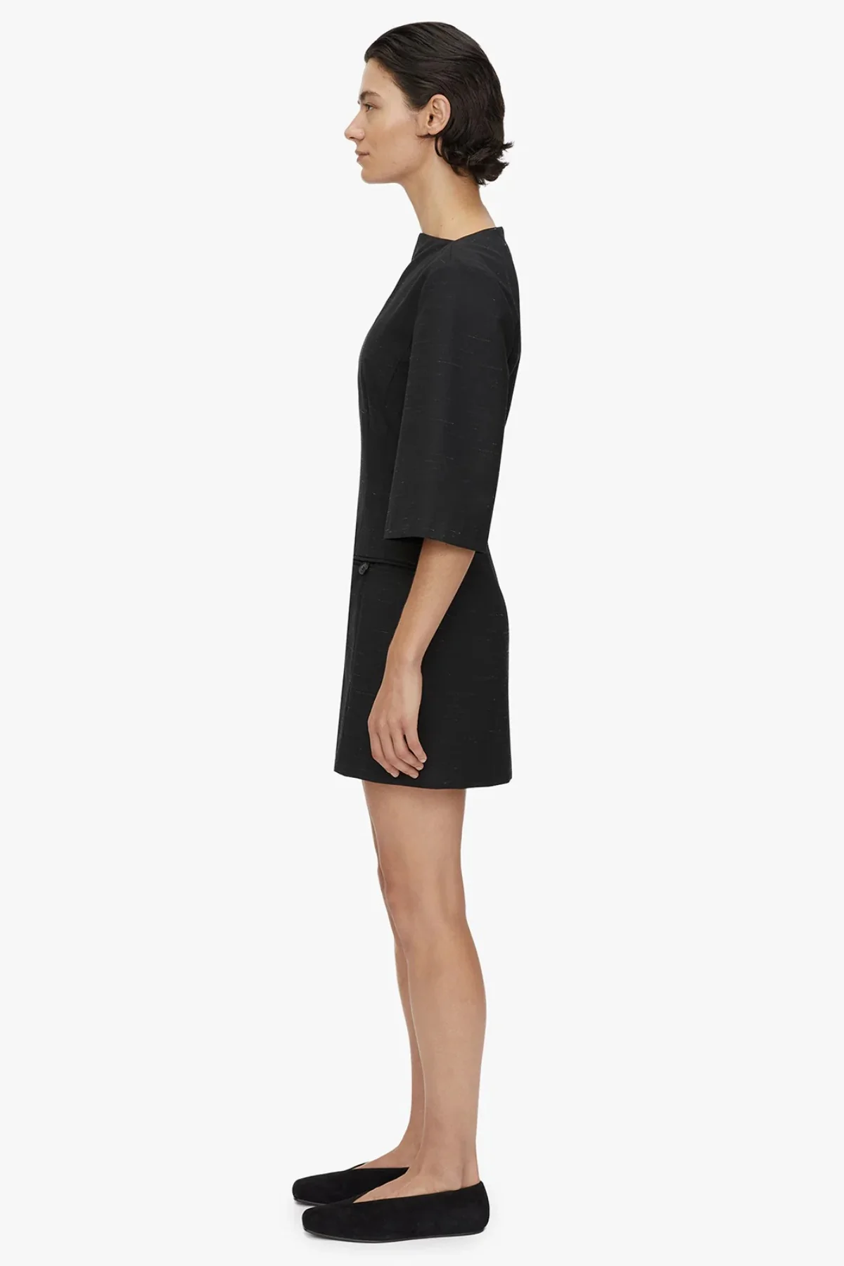 Aya Mini Dress Black - Image 2
