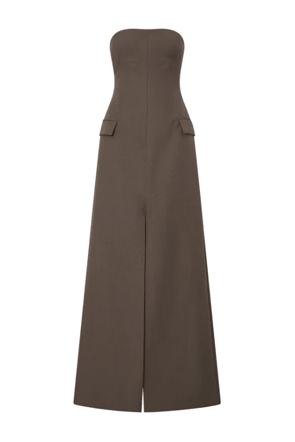Emmett Dress Coffee - Image 7