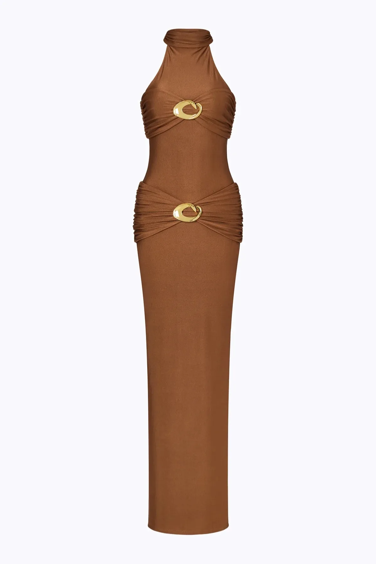 Hevea Halo Maxi Dress Mocha - Image 4
