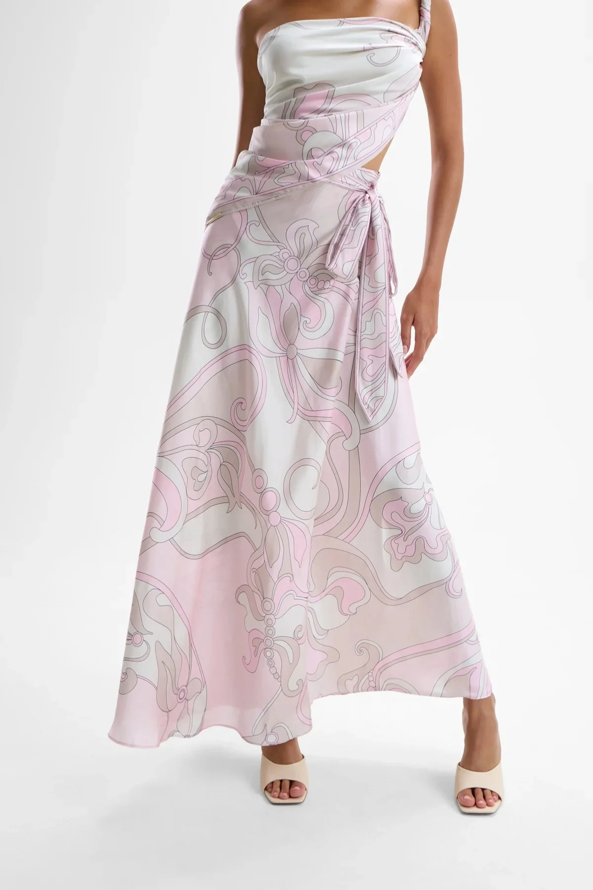 Sienna Wrap Skirt Deco Pink - Image 3