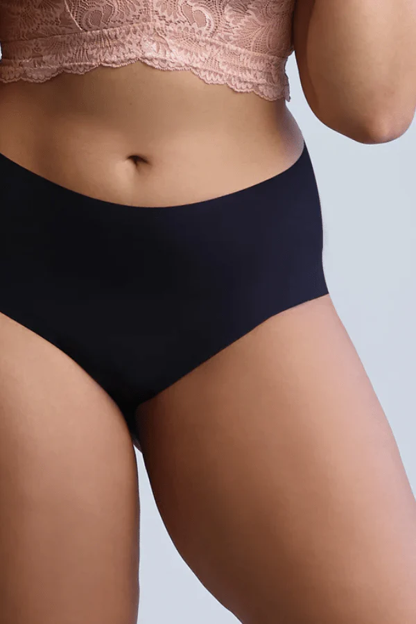 Classic High Rise Bikini Black - Image 4