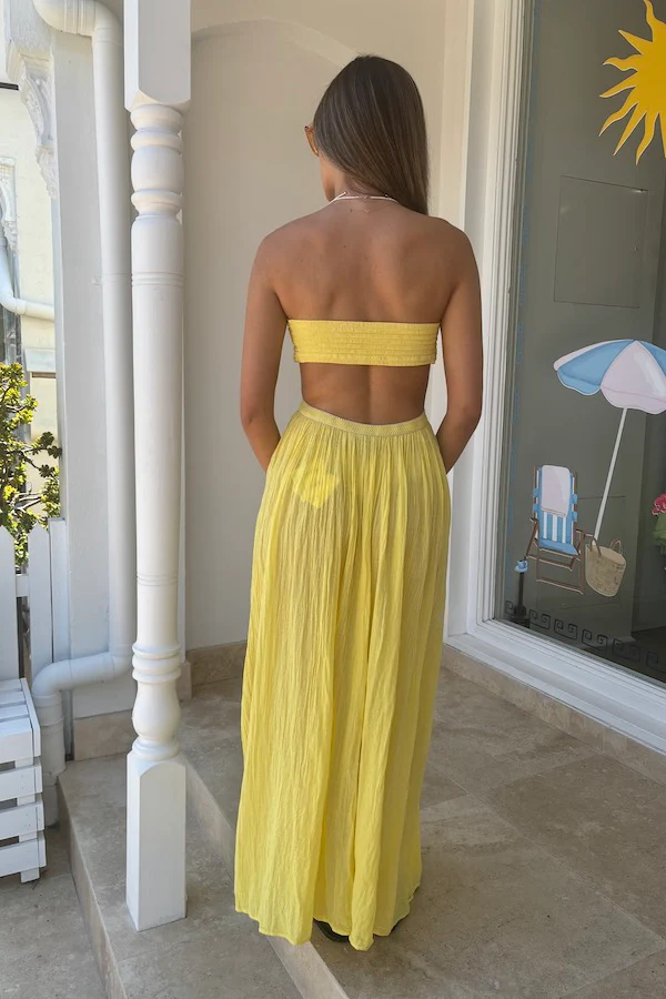 Chloe Dress Lemon - Image 12