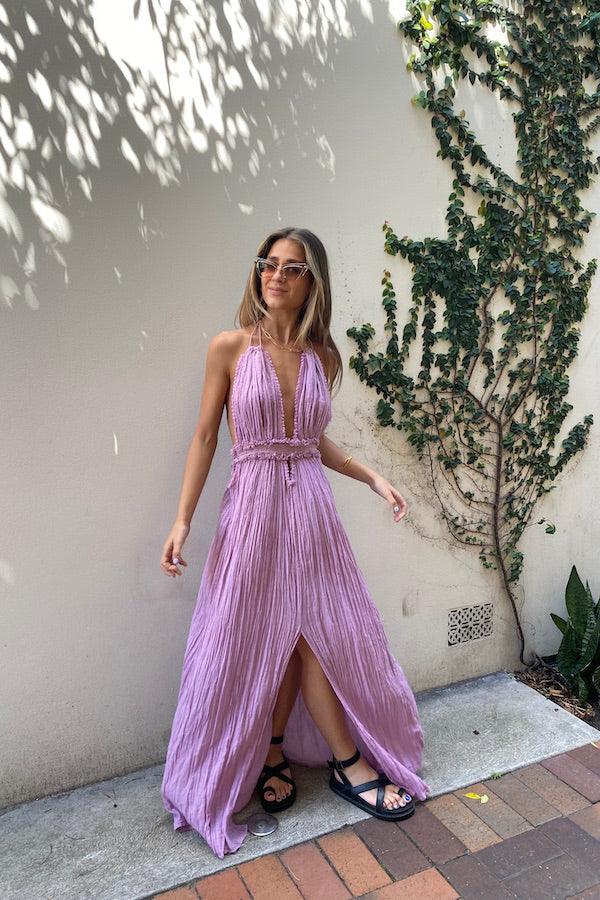 Lefkothea Dress Lilac - Image 4