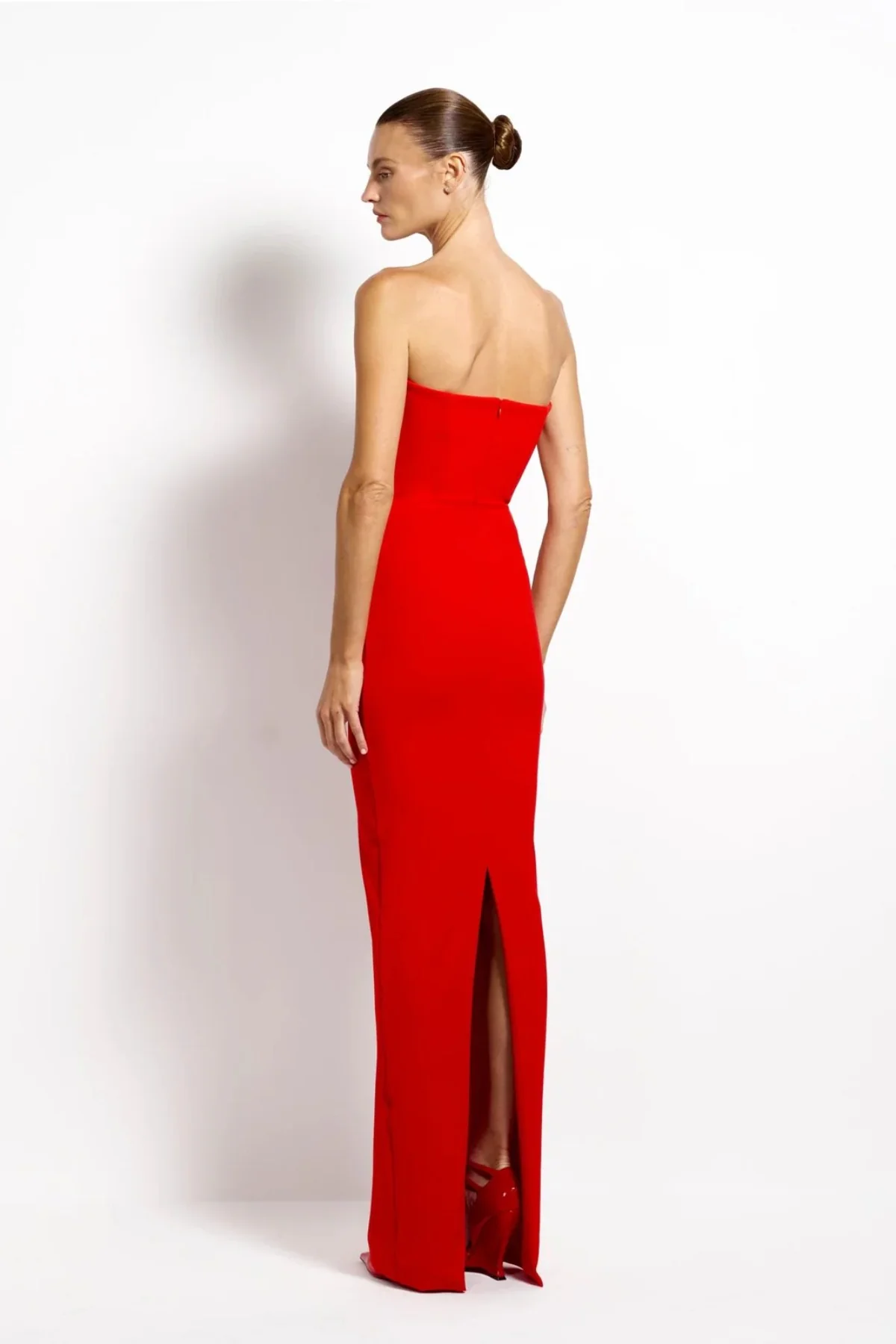 Addison Gown Cherry Red - Image 4