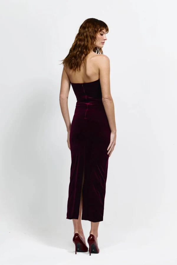 Annora Dress Wine - Image 4