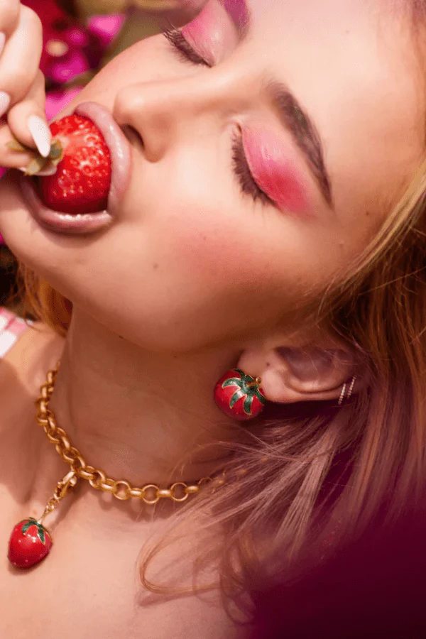 Juicy AF Necklace Red - Image 3