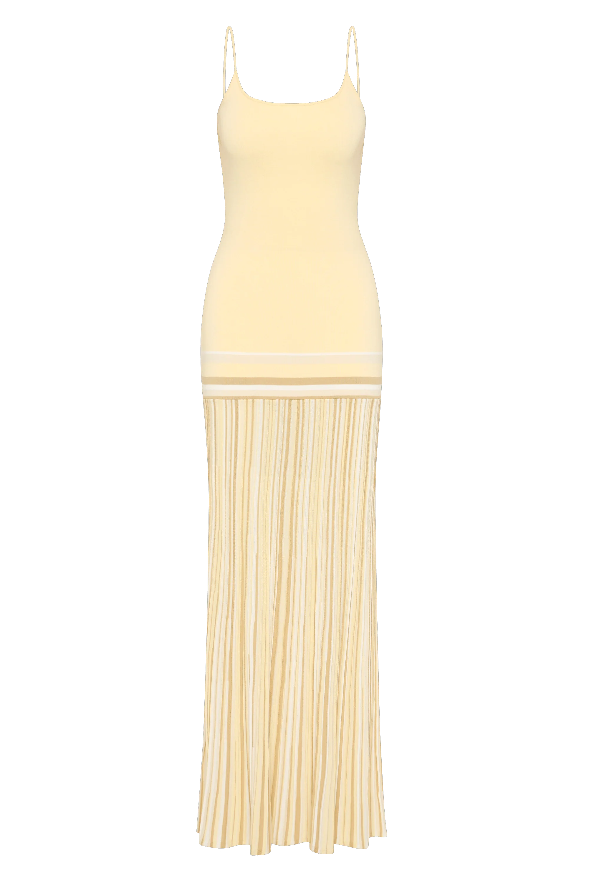 Citara Maxi Dress Butter Stripe - Image 12