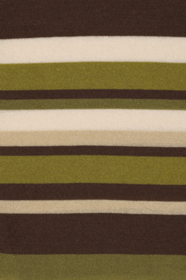 Sable Polo Shirt Espresso Pine Stripe - Image 11