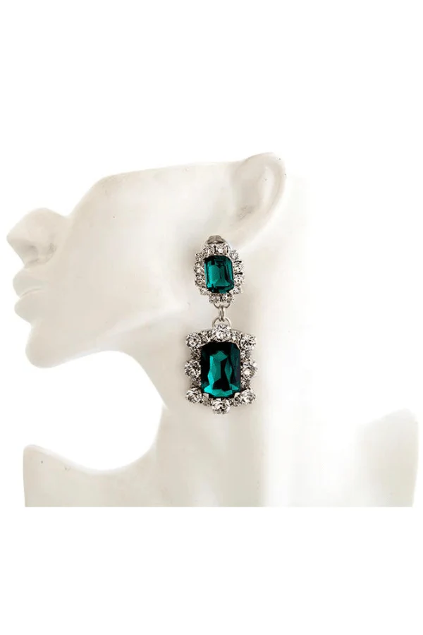 Dynasty Angelina Emerald Earrings - Image 2