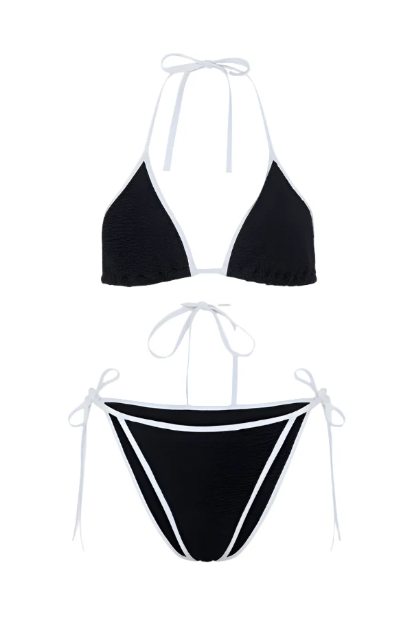 Gina Bikini Contrast Black/White - Image 3