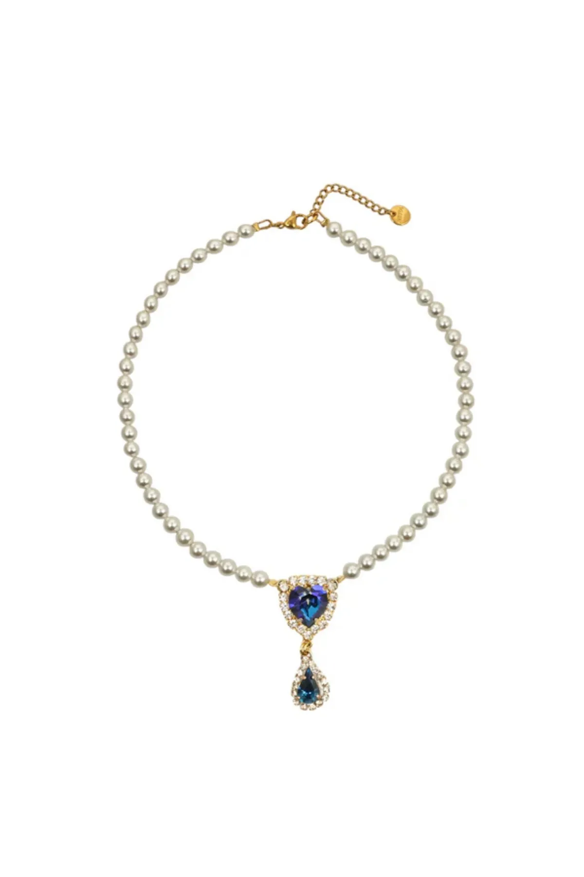 Blue Velvet Necklace