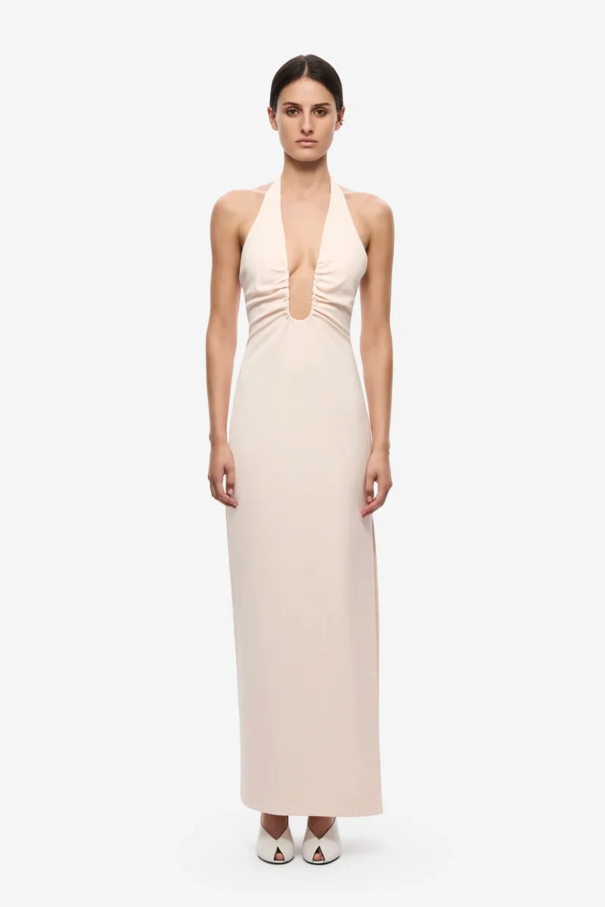 The Lusi Crepe Dress Soft Pink