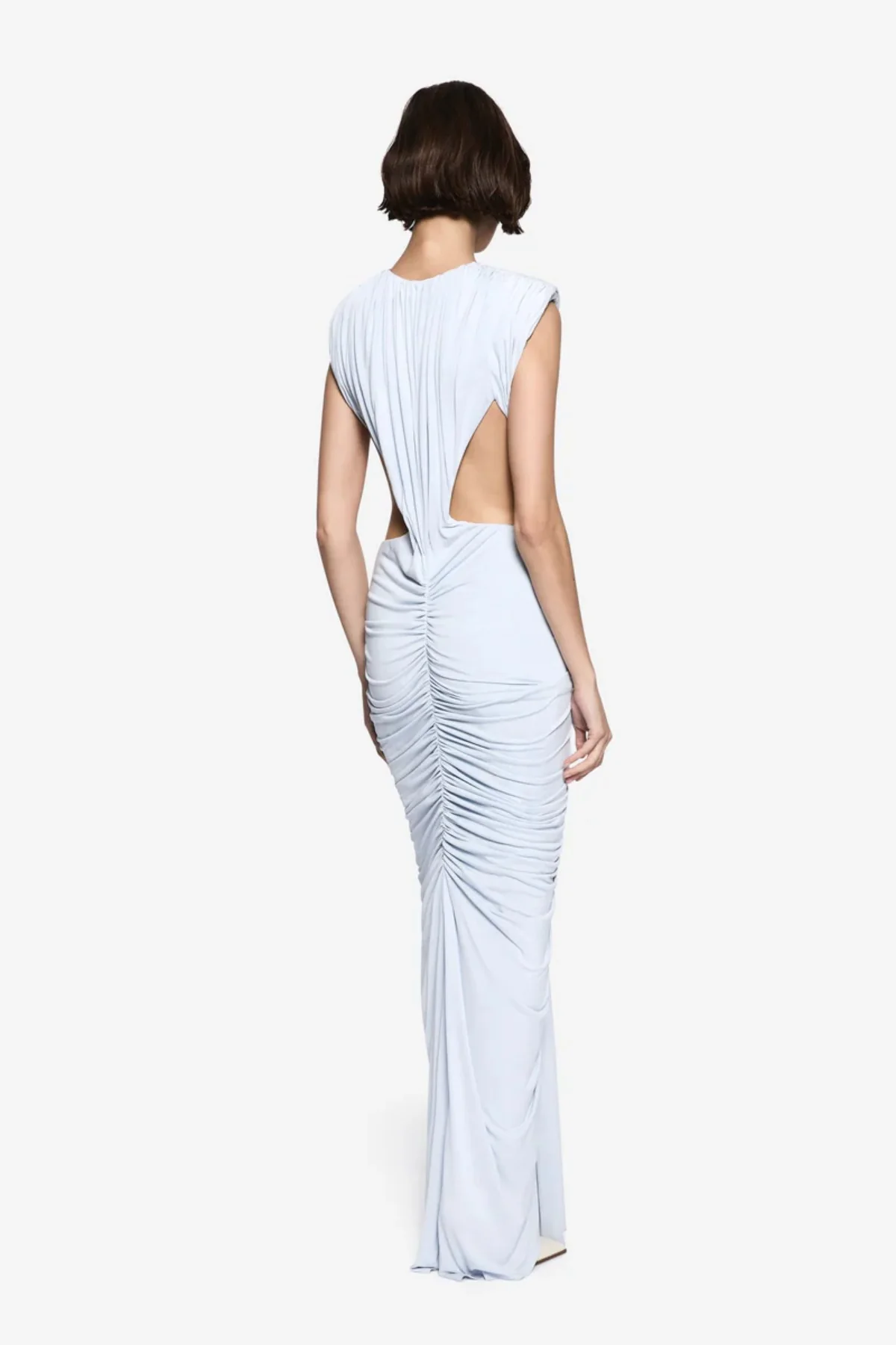 The Solacia Cupro Dress Skywriting - Image 4